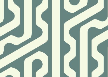 Renkli fayanslar, pürüzsüz rastgele birbirine bağlı dalgalı çizgiler deseni, bağlantı sanatı arkaplan tasarımı çizimi  