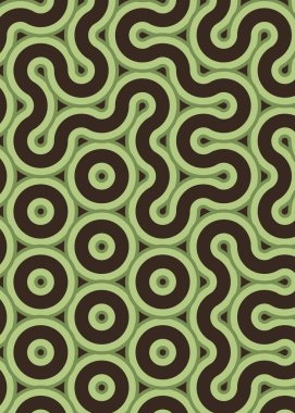monokrom rastgele geçiş çizgileri üretken sanat tarzı renkli logo illüstrasyonu