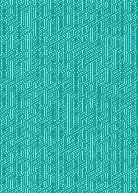 Renkli fayanslar, pürüzsüz rastgele birbirine bağlı dalgalı çizgiler deseni, bağlantı sanatı arkaplan tasarımı çizimi  