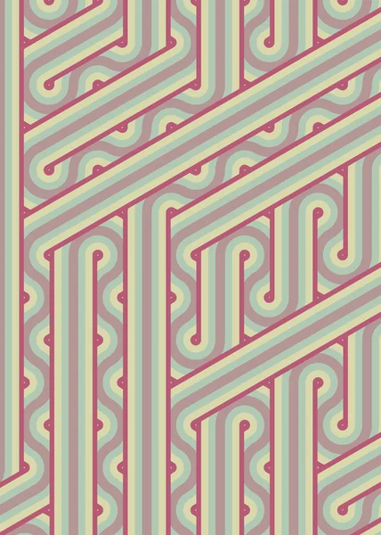 Renkli fayanslar, pürüzsüz rastgele birbirine bağlı dalgalı çizgiler deseni, bağlantı sanatı arkaplan tasarımı çizimi  