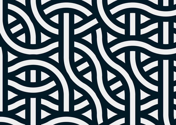 Renkli fayanslar, pürüzsüz rastgele birbirine bağlı dalgalı çizgiler deseni, bağlantı sanatı arkaplan tasarımı çizimi  