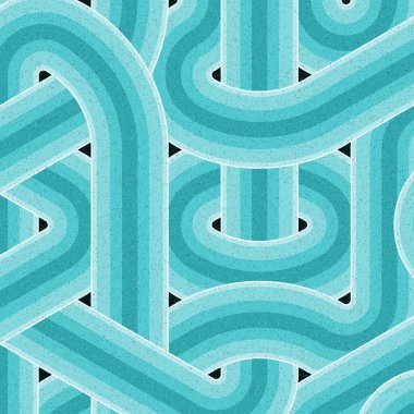 Renkli fayanslar, pürüzsüz rastgele birbirine bağlı dalgalı çizgiler deseni, bağlantı sanatı arkaplan tasarımı çizimi  