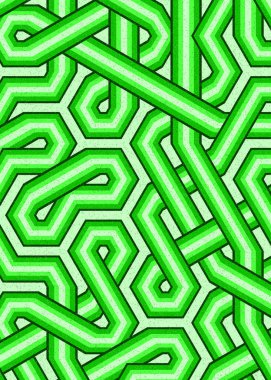 Renkli fayanslar, pürüzsüz rastgele birbirine bağlı dalgalı çizgiler deseni, bağlantı sanatı arkaplan tasarımı çizimi  