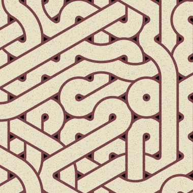 Renkli fayanslar, pürüzsüz rastgele birbirine bağlı dalgalı çizgiler deseni, bağlantı sanatı arkaplan tasarımı çizimi  