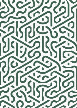 Renkli fayanslar, pürüzsüz rastgele birbirine bağlı dalgalı çizgiler deseni, bağlantı sanatı arkaplan tasarımı çizimi  