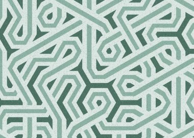 Renkli fayanslar, pürüzsüz rastgele birbirine bağlı dalgalı çizgiler deseni, bağlantı sanatı arkaplan tasarımı çizimi  