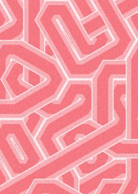 Renkli fayanslar, pürüzsüz rastgele birbirine bağlı dalgalı çizgiler deseni, bağlantı sanatı arkaplan tasarımı çizimi  