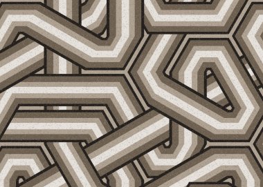 Renkli fayanslar, pürüzsüz rastgele birbirine bağlı dalgalı çizgiler deseni, bağlantı sanatı arkaplan tasarımı çizimi  