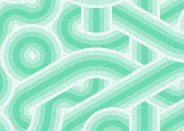Renkli fayanslar, pürüzsüz rastgele birbirine bağlı dalgalı çizgiler deseni, bağlantı sanatı arkaplan tasarımı çizimi  