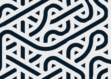 Renkli fayanslar, pürüzsüz rastgele birbirine bağlı dalgalı çizgiler deseni, bağlantı sanatı arkaplan tasarımı çizimi  