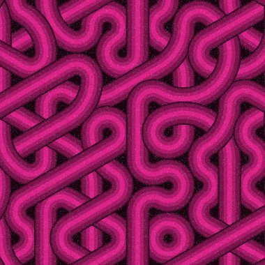 Renkli fayanslar, pürüzsüz rastgele birbirine bağlı dalgalı çizgiler deseni, bağlantı sanatı arkaplan tasarımı çizimi  