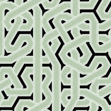 Renkli fayanslar, pürüzsüz rastgele birbirine bağlı dalgalı çizgiler deseni, bağlantı sanatı arkaplan tasarımı çizimi  