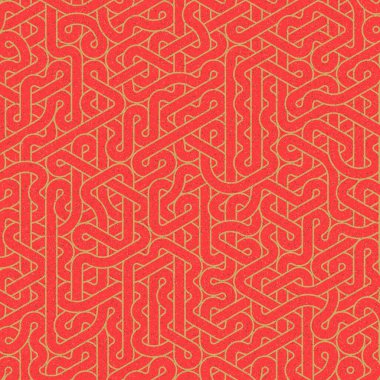 Renkli fayanslar, pürüzsüz rastgele birbirine bağlı dalgalı çizgiler deseni, bağlantı sanatı arkaplan tasarımı çizimi  