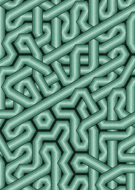 Renkli fayanslar, pürüzsüz rastgele birbirine bağlı dalgalı çizgiler deseni, bağlantı sanatı arkaplan tasarımı çizimi  