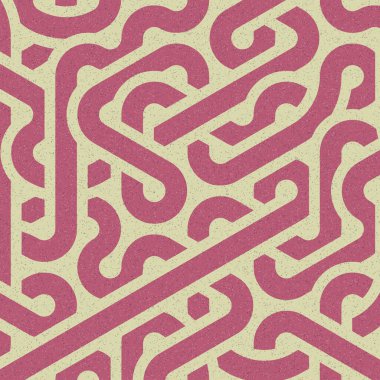 Renkli fayanslar, pürüzsüz rastgele birbirine bağlı dalgalı çizgiler deseni, bağlantı sanatı arkaplan tasarımı çizimi  