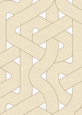 Renkli fayanslar, pürüzsüz rastgele birbirine bağlı dalgalı çizgiler deseni, bağlantı sanatı arkaplan tasarımı çizimi  