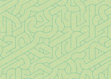 Renkli fayanslar, pürüzsüz rastgele birbirine bağlı dalgalı çizgiler deseni, bağlantı sanatı arkaplan tasarımı çizimi  