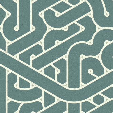 Renkli fayanslar, pürüzsüz rastgele birbirine bağlı dalgalı çizgiler deseni, bağlantı sanatı arkaplan tasarımı çizimi  