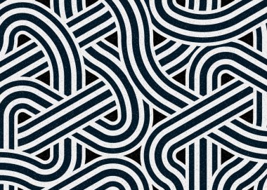 Renkli fayanslar, pürüzsüz rastgele birbirine bağlı dalgalı çizgiler deseni, bağlantı sanatı arkaplan tasarımı çizimi  