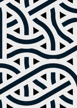 Renkli fayanslar, pürüzsüz rastgele birbirine bağlı dalgalı çizgiler deseni, bağlantı sanatı arkaplan tasarımı çizimi  