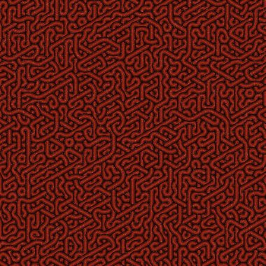 Renkli fayanslar, pürüzsüz rastgele birbirine bağlı dalgalı çizgiler deseni, bağlantı sanatı arkaplan tasarımı çizimi  