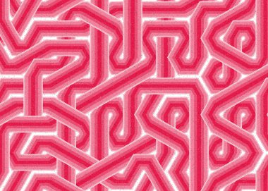 Renkli fayanslar, pürüzsüz rastgele birbirine bağlı dalgalı çizgiler deseni, bağlantı sanatı arkaplan tasarımı çizimi  