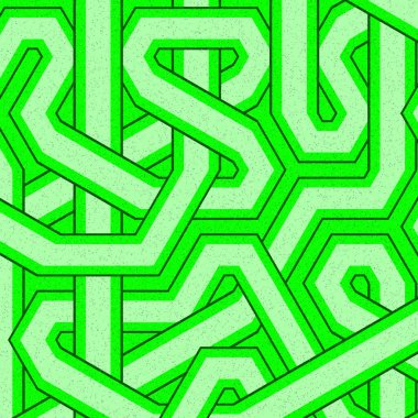 Renkli fayanslar, pürüzsüz rastgele birbirine bağlı dalgalı çizgiler deseni, bağlantı sanatı arkaplan tasarımı çizimi  