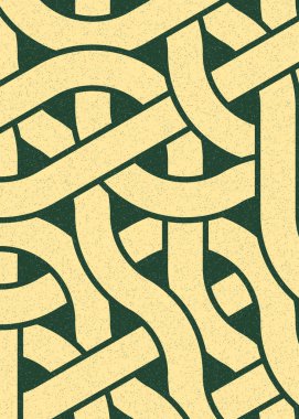 Renkli fayanslar, pürüzsüz rastgele birbirine bağlı dalgalı çizgiler deseni, bağlantı sanatı arkaplan tasarımı çizimi  