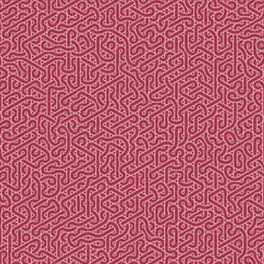 Renkli fayanslar, pürüzsüz rastgele birbirine bağlı dalgalı çizgiler deseni, bağlantı sanatı arkaplan tasarımı çizimi  