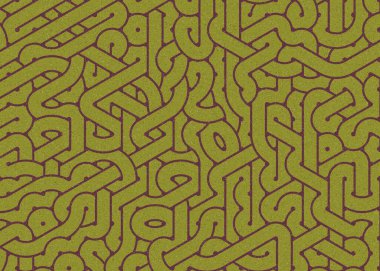 Renkli fayanslar, pürüzsüz rastgele birbirine bağlı dalgalı çizgiler deseni, bağlantı sanatı arkaplan tasarımı çizimi  