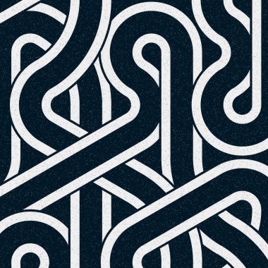 Renkli fayanslar, pürüzsüz rastgele birbirine bağlı dalgalı çizgiler deseni, bağlantı sanatı arkaplan tasarımı çizimi  