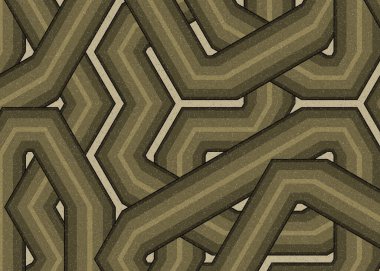 Renkli fayanslar, pürüzsüz rastgele birbirine bağlı dalgalı çizgiler deseni, bağlantı sanatı arkaplan tasarımı çizimi  