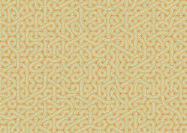 Renkli fayanslar, pürüzsüz rastgele birbirine bağlı dalgalı çizgiler deseni, bağlantı sanatı arkaplan tasarımı çizimi  