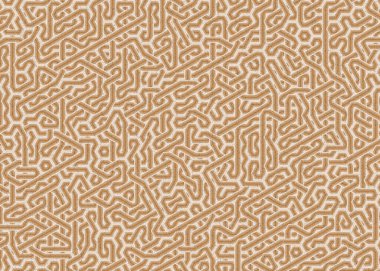 Renkli fayanslar, pürüzsüz rastgele birbirine bağlı dalgalı çizgiler deseni, bağlantı sanatı arkaplan tasarımı çizimi  