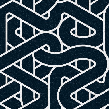 Renkli fayanslar, pürüzsüz rastgele birbirine bağlı dalgalı çizgiler deseni, bağlantı sanatı arkaplan tasarımı çizimi  