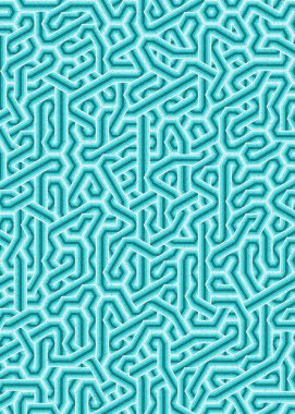 Renkli fayanslar, pürüzsüz rastgele birbirine bağlı dalgalı çizgiler deseni, bağlantı sanatı arkaplan tasarımı çizimi  