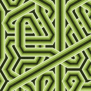 Renkli fayanslar, pürüzsüz rastgele birbirine bağlı dalgalı çizgiler deseni, bağlantı sanatı arkaplan tasarımı çizimi  