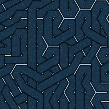 Renkli fayanslar, pürüzsüz rastgele birbirine bağlı dalgalı çizgiler deseni, bağlantı sanatı arkaplan tasarımı çizimi  