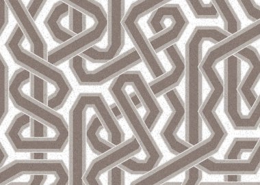 Renkli fayanslar, pürüzsüz rastgele birbirine bağlı dalgalı çizgiler deseni, bağlantı sanatı arkaplan tasarımı çizimi  