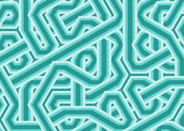 Renkli fayanslar, pürüzsüz rastgele birbirine bağlı dalgalı çizgiler deseni, bağlantı sanatı arkaplan tasarımı çizimi  