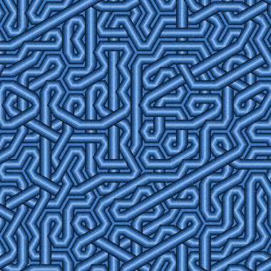 Renkli fayanslar, pürüzsüz rastgele birbirine bağlı dalgalı çizgiler deseni, bağlantı sanatı arkaplan tasarımı çizimi  