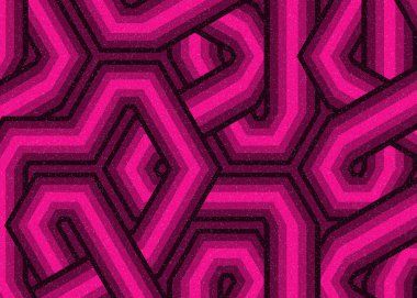 Renkli fayanslar, pürüzsüz rastgele birbirine bağlı dalgalı çizgiler deseni, bağlantı sanatı arkaplan tasarımı çizimi  