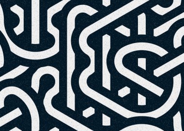 Renkli fayanslar, pürüzsüz rastgele birbirine bağlı dalgalı çizgiler deseni, bağlantı sanatı arkaplan tasarımı çizimi  