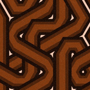 Renkli fayanslar, pürüzsüz rastgele birbirine bağlı dalgalı çizgiler deseni, bağlantı sanatı arkaplan tasarımı çizimi  