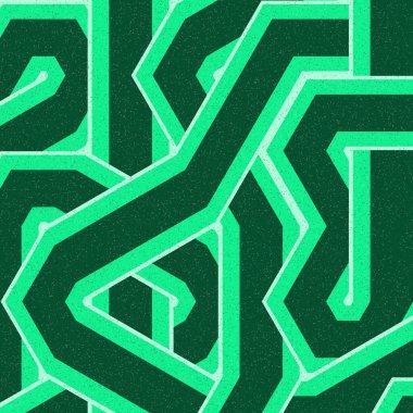 Renkli fayanslar, pürüzsüz rastgele birbirine bağlı dalgalı çizgiler deseni, bağlantı sanatı arkaplan tasarımı çizimi  