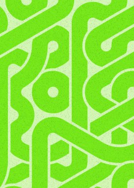 Renkli fayanslar, pürüzsüz rastgele birbirine bağlı dalgalı çizgiler deseni, bağlantı sanatı arkaplan tasarımı çizimi  