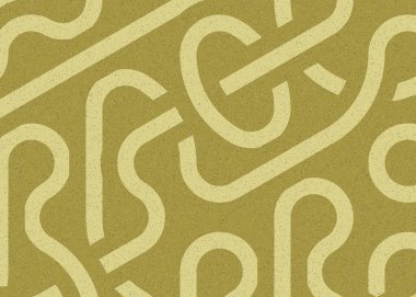 Renkli fayanslar, pürüzsüz rastgele birbirine bağlı dalgalı çizgiler deseni, bağlantı sanatı arkaplan tasarımı çizimi  