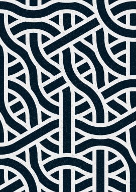 Renkli fayanslar, pürüzsüz rastgele birbirine bağlı dalgalı çizgiler deseni, bağlantı sanatı arkaplan tasarımı çizimi  