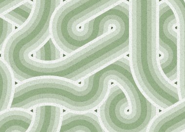 Renkli fayanslar, pürüzsüz rastgele birbirine bağlı dalgalı çizgiler deseni, bağlantı sanatı arkaplan tasarımı çizimi  