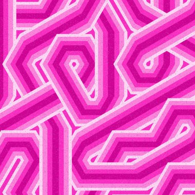 Soyut Yuvarlak Renk Çizgileri Yarım Tonlu Geçiş Arkaplan Resimlemesi